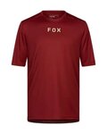 FOX jersey de manga corta - RANGER WORDMARK - rojo