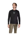 FOX maillot de verano de manga larga - RANGER LS HEAD - negro