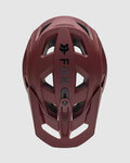 FOX casco - SPEEDFRAME SOLID - granate
