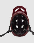 FOX casco - SPEEDFRAME SOLID - granate