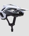FOX casco - SPEEDFRAME PRO DEFY - blanco/gris
