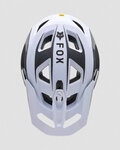FOX casco - SPEEDFRAME PRO DEFY - blanco/gris