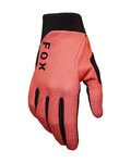FOX guantes de dedos largos - W RANGER - negro/rosa