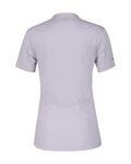 SCOTT jersey de manga corta - TRAIL FLOW ZIP SS W - púrpura