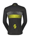 SCOTT maillot de verano de manga larga - TEAM 10 - negro/amarillo