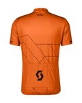 SCOTT jersey de manga corta - TEAM 20 - naranja