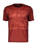 SCOTT jersey de manga corta - TRAIL FLOW SS - rojo