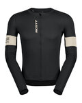 SCOTT maillot de verano de manga larga - ENDURANCE PRO - negro/blanco