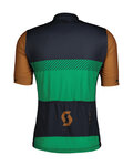 SCOTT jersey de manga corta - RC TEAM - marrón/verde/azul