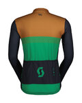 SCOTT maillot de verano de manga larga - RC TEAM - marrón/verde/negro
