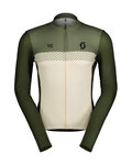 SCOTT maillot de verano de manga larga - RC TEAM - verde/blanco