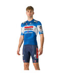 CASTELLI pantalones cortos de tirantes - SOUDAL QUICK-STEP 2024 COMPETIZIONE - azul/blanco/rojo