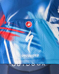 CASTELLI jersey de manga corta - COMPETIZIONE 3 QUICK STEP 2025 - azul/rojo