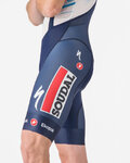 CASTELLI pantalones cortos de tirantes - COMPETIZIONE 2 QUICK STEP 2025 - azul