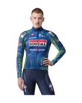 CASTELLI maillot de verano de manga larga - MID WEIGHT 2 LS TEAM SOUDAL QUICK-STEP 2026 - azul