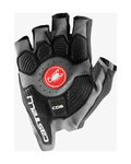 CASTELLI guantes de dedos cortos - ROSSO CORSA PRO V - azul