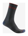 CASTELLI calcetines clásicos - DISTANZA 20 - gris