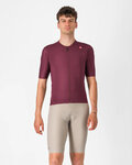 CASTELLI pantalones cortos de tirantes - ESPRESSO - beige