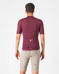 CASTELLI pantalones cortos de tirantes - ESPRESSO - beige