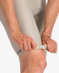CASTELLI pantalones cortos de tirantes - ESPRESSO - beige