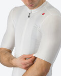 CASTELLI jersey de manga corta - ESPRESSO - blanco