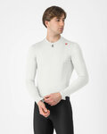 CASTELLI maillot de verano de manga larga - ESPRESSO - blanco