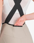 CASTELLI pantalones cortos de tirantes - ESPRESSO - beige