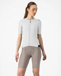 CASTELLI pantalones cortos sin tirantes - ESPRESSO - beige
