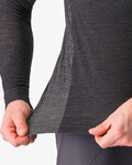 CASTELLI camiseta de manga larga - MERINO - gris