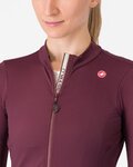 CASTELLI maillot de invierno de manga larga - ESPRESSO THERMAL W LS - rojo