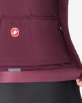 CASTELLI maillot de invierno de manga larga - ESPRESSO THERMAL W LS - rojo