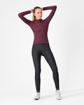 CASTELLI maillot de invierno de manga larga - ESPRESSO THERMAL W LS - rojo