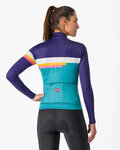 CASTELLI maillot de invierno de manga larga - TORNARE - turquesa/multicolor