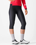 CASTELLI Pantalón 3/4 sin tirantes - ENTRATA W - negro