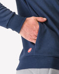 CASTELLI sudadera - CLASSICO TRACK - azul