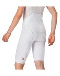 CASTELLI pantalones cortos de tirantes - FREE AERO RACE - blanco