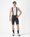 CASTELLI pantalones cortos de tirantes - A/C - negro