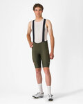 CASTELLI pantalones cortos de tirantes - COMPETIZIONE 2 - verde