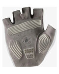 CASTELLI guantes de dedos cortos - ESPRESSO - blanco