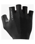 CASTELLI guantes de dedos cortos - ESPRESSO - negro