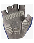 CASTELLI guantes de dedos cortos - ESPRESSO - azul