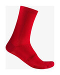 CASTELLI calcetines clásicos - ESPRESSO 18 - rojo