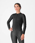 CASTELLI maillot de verano de manga larga - ESPRESSO - negro