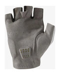 CASTELLI guantes de dedos cortos - ESPRESSO - blanco