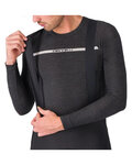 CASTELLI pantalones largos con tirantes - COMPETIZIONE - negro