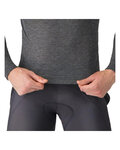 CASTELLI camiseta de manga larga - MEDIO BASE LAYER - gris
