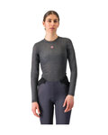 CASTELLI camiseta de manga larga - MEDIO BASE LAYER W - gris