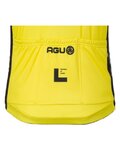 AGU jersey de manga corta - REPLICA VISMA | LEASE A BIKE 2024 - amarillo/negro