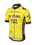 AGU jersey de manga corta - REPLICA VISMA | LEASE A BIKE 2024 - amarillo/negro