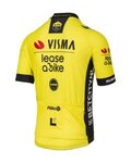 AGU jersey de manga corta - REPLICA VISMA | LEASE A BIKE 2024 - amarillo/negro